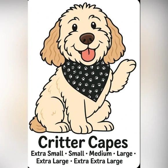 Handmade Stylish Pet Critter Capes - Picture 2 of 16